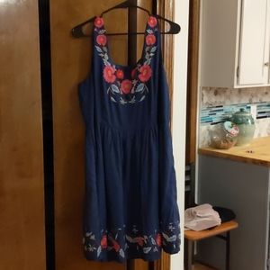 NWOT Modcloth Embroidered Dress
